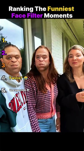 Ranking The Funniest Face Filter Moments 😂 #shorts #funny #filter #viral