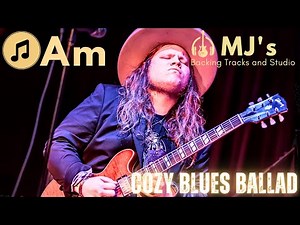 Cozy Melodic Blues Ballad in Am | Backing Track Jam