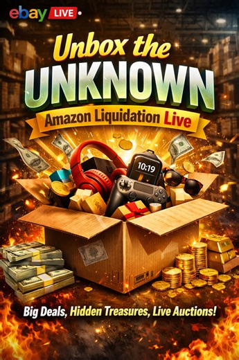 Unbox the Unknown 🎁💰 Amazon Liquidation Live | eBay Live Video