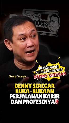 Buka-bukaan Perjalanan Karir dan Profesi Denny Siregar‼️
