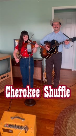 Cherokee Shuffle - Natalie Tomlinson and Wyatt Miller #fiddle #guitar #countrymusic