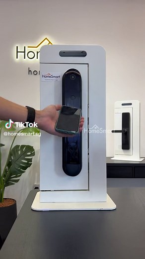 Our two smart locks with Apple Home Keys - the D100 push-pull model, and the A100 with a lever handle. Which one do you like more? Both support unlocking with Apple Home Keys - which is essentially using the same secure technology in Apple Pay. Tap your iPhone or Apple Watch to unlock! #homesmart #aqara #design #home #smarthome #digitallock #smartlock #applehome #applehomekit #applehomekeys #applehomekey #siri #smart #singaporehomes #sgrenovation #sginteriordesign #smarthomesg #googlehome #googl
