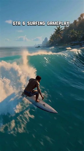 GTA 6 surfing gameplay leaked
