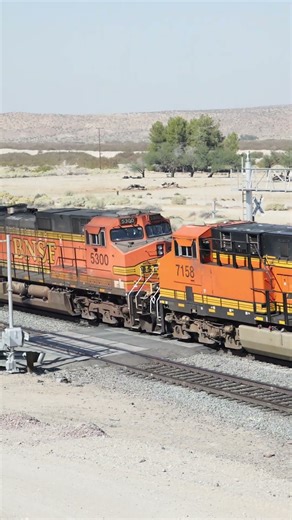 BNSF 6601 WB Barstow, CA to Watson Yard Los Angeles, CA 8-10-2025 #cassscenicrailroad #train #bnsf