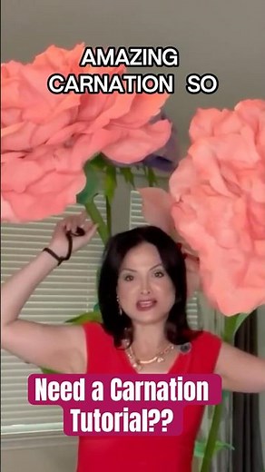 How to make a giant carnation tutorial