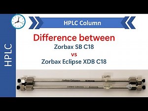 HPLC Column | DIFFERENCE BETWEEN ZORBAX SB C18 and Zorbax eclipse XDB C18