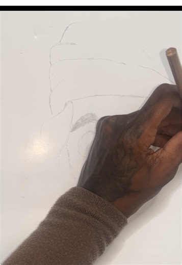 Drawing left hand