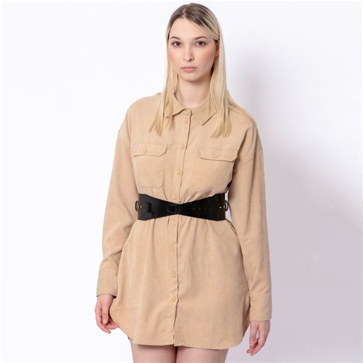 Wide Leather Belt - Etsy