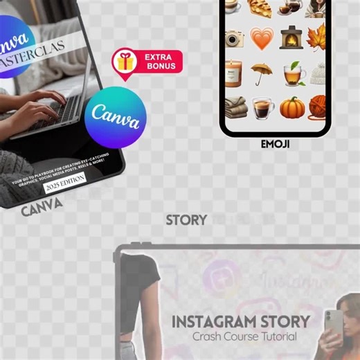 Autumn Instagram Story Templates: PLR Canva Designs (digital Download) - Etsy