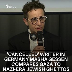9.6K views · 1.9K reactions | Last week, Russian-American Jewish writer Masha Gessen was due to be presented with the Hannah Arendt prize for political thought in Germany - but this was cancelled. Here they are explaining why the Holocaust must not be understood outside of history | The New Arab | Facebook