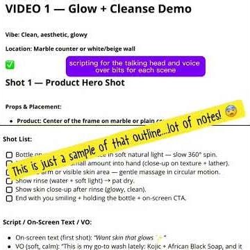 UGC Tip That Helps Me: Make An Outline