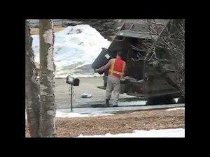 Garbage Man Loses It