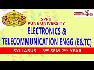 Syllabus | Electronics & Telecommunication Engg (E&TC) SPPU Pune University Engg 3rd Sem 2nd Year