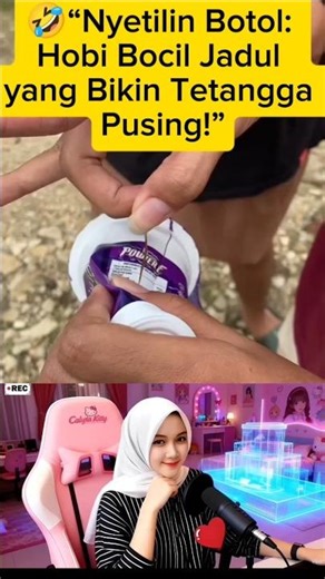 🤣“Nyetilin Botol: Hobi Bocil Jadul yang Bikin Tetangga Pusing!” #ompedvisual #shorts