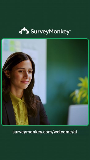 Slow decisions hurt your business. Discover your new secret weapon, AI-assisted surveys that give you the clarity you need so you're ready to act. | SurveyMonkey