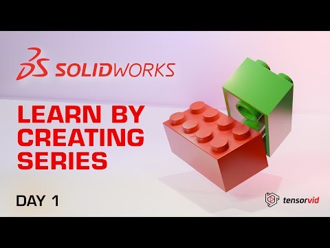 How to create a Lego Block in SolidWorks Tutorial for Absolute Beginners