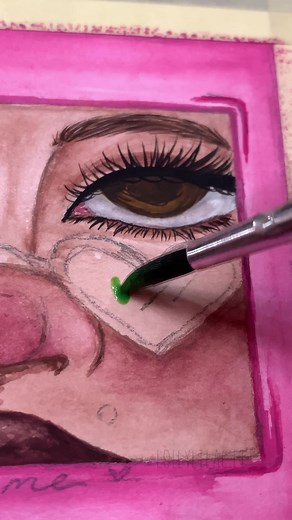 love love love how this came out!!💗 enjoy!~lx3🖤 #art #arttok #artistsoftiktok #tiktokart #vlog #fyp #foryou #GameTok