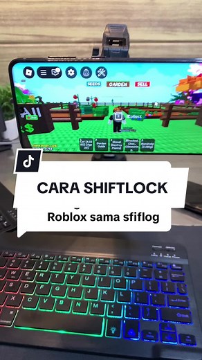 Cara Shiftlock di Roblox Menggunakan Keyboard