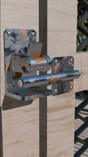 This Simple Lock Has a Secret!🔐 Automatic Gate Latch :design idea