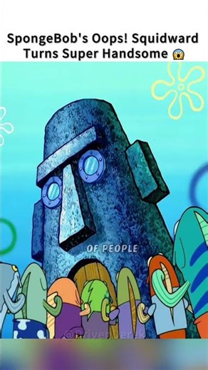 SpongeBob's Oops! Squidward Turns Super Handsome 😱