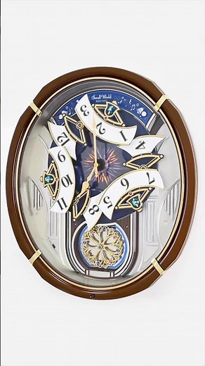 NEW! | “Timedancer” RHYTHM Magic Motion Clock - 4MH450WU06 （ニュースモールワールドリズムからくり時計）
