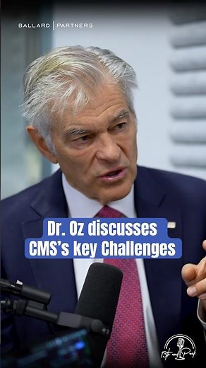 Dr. Oz explains how CMS will stop fraud, waste, and abuse to improve the American healthcare system.