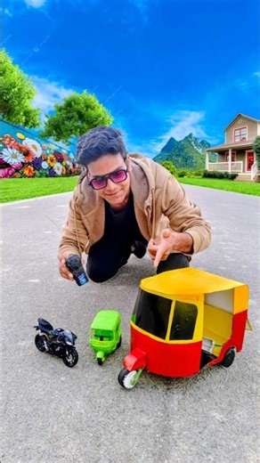 Naya Remote Controle Rickshaw An Big Auto Rickshaw😍#shorts