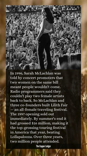 Concert promoters said two women on one bill would empty the venue. She filled hundreds.