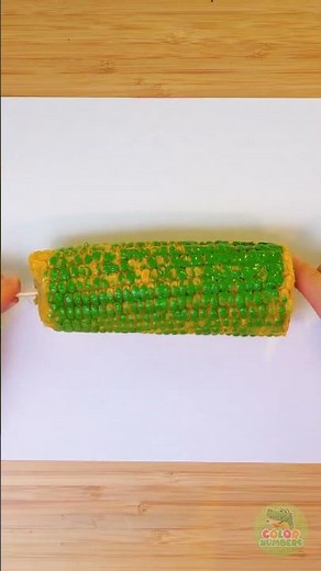 Let's paint with vegetables🌽🎨Easy painting ideas🖌️ #painting #kids