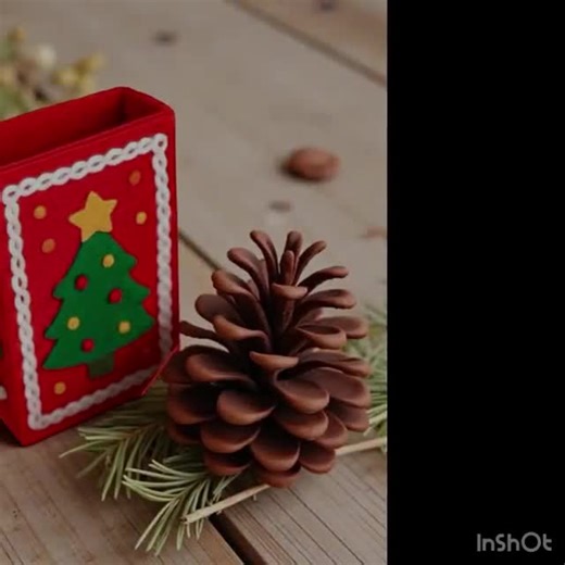 Christmas Penguin in Matchbox Felt Sewing Pattern PDF SVG | Hand Sew Felt Toy Template