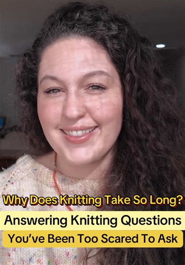 Why does knitting take so long? #knittingtutorial #knitting #knittersoftiktok #knittingtips