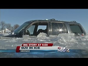 Car Falls Through the Ice on Lake Winnebago