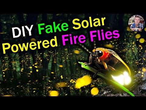 Make REALISTIC Fake FireFly/Lightning Bugs for your Garden!