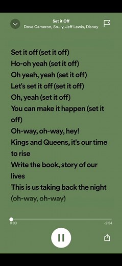 Descendants 1 Set It Off Song