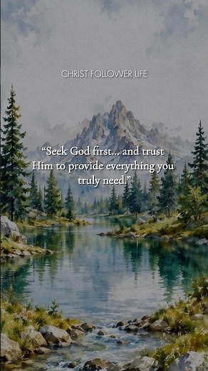 Seek First The Kingdom Of God ✨ Matthew 6:33 | All These Things Shall Be Added #god #faith
