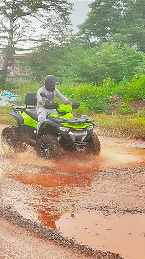 The Best Solution For Bad Roads. . . #electricquad #electricatv #powersports #quadlife #allterrainvehicle #quadbike | Powerland Agro Tractor Vehicles Pvt.ltd