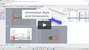 Rhino Dimension Basics - 0 Edit the Annotation Style