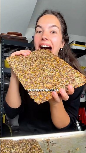 4-ingredient seed crackers now on ​‪@NYTCooking‬ #recipe #crackers #snacks #snack #cooking #food