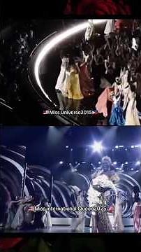 The Crowning Glory: Miss Universe 2015 vs. Miss International Queen 2025 - Two Historic Moments! 👑💖