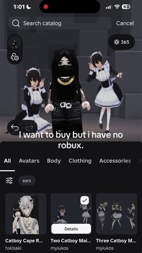 Catboy Adventures in Roblox: A Struggle with Robux