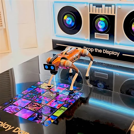 Samsung's OLEDoG Robot Dog was Designed to Test OLED Panel Durability at CES 2025