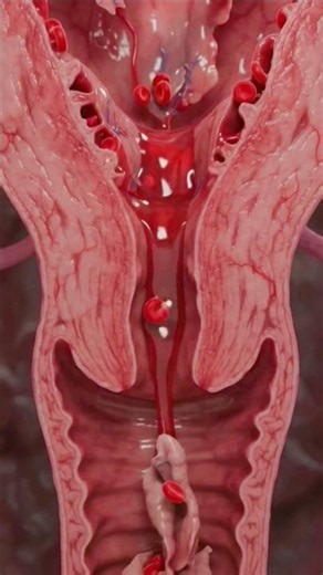 Inside Uterus During Periods (3D Animation)