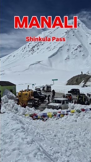 Shinkula pass #manali #travel #update #snowfallupdate #mountains