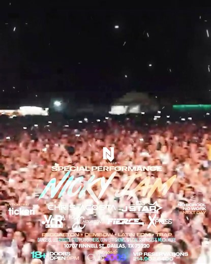 🔥NICKY JAM in Concert🔥 Global Reggaeton superstar NICKY JAM is coming to Dallas, TX – and this is going to be one of the biggest events the city has EVER seen! 🔥 Get ready for PERREOLAND – the ultimate summer experience. 📅 Sunday, August 31 🕒 9PM 👉18 ✅ Online prices are lower — pay more at the door! | Nicky Jam