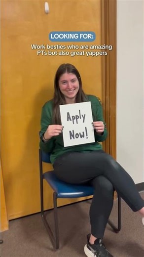 Looking for work besties who are amazing PTs, PTAs, and also great yappers 👀