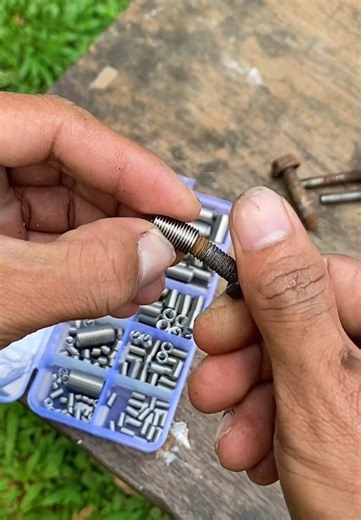 150pcs/304 stainless steel wire thread inserts M3-M8 series thread inserts thread repair #repair #stainless #wire #thread