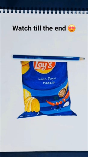 #LaysDrawing #EasyDrawing #Shorts #ArtShorts #FoodDrawing #SketchVideo #DrawingTutorial #ViralArt 🖌✍