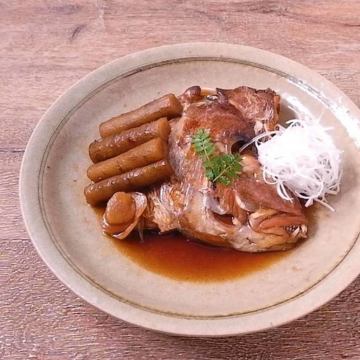 鯛のかぶと煮 作り方・レシピ | クラシル