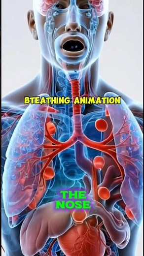 Inside Human Lungs | Breathing & Oxygen Flow 3D Medical Animation#breathwork #lunghealth #3danimatio
