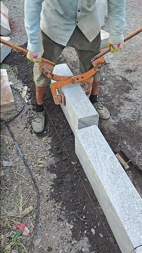 The brick clamp operation process is good, and the tool is labor-saving